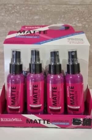 Fijador de Maquillaje Spray Matte Lasting Fix de Leticia Well